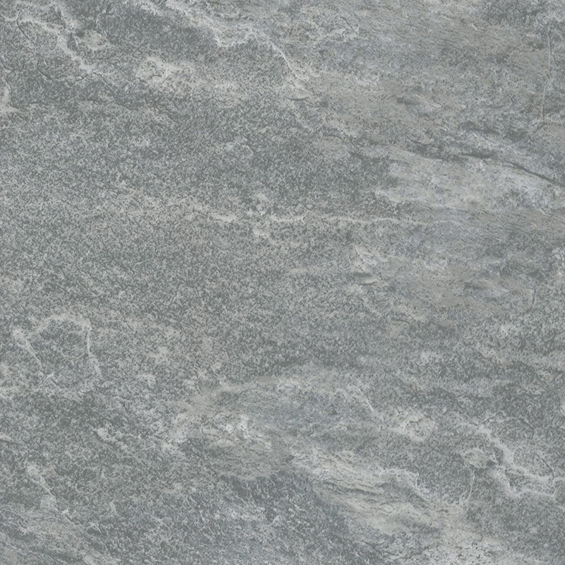 Piso de Vinilo en Lamas con Sistema Click - Textura de Azulejo Estilo Pizarra Gris EPC